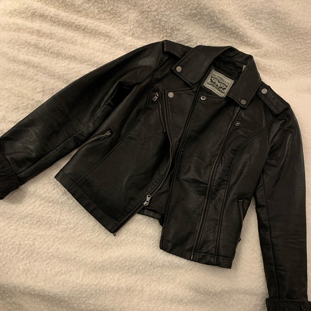 Levi’s Authentic Leather Moto Jacket